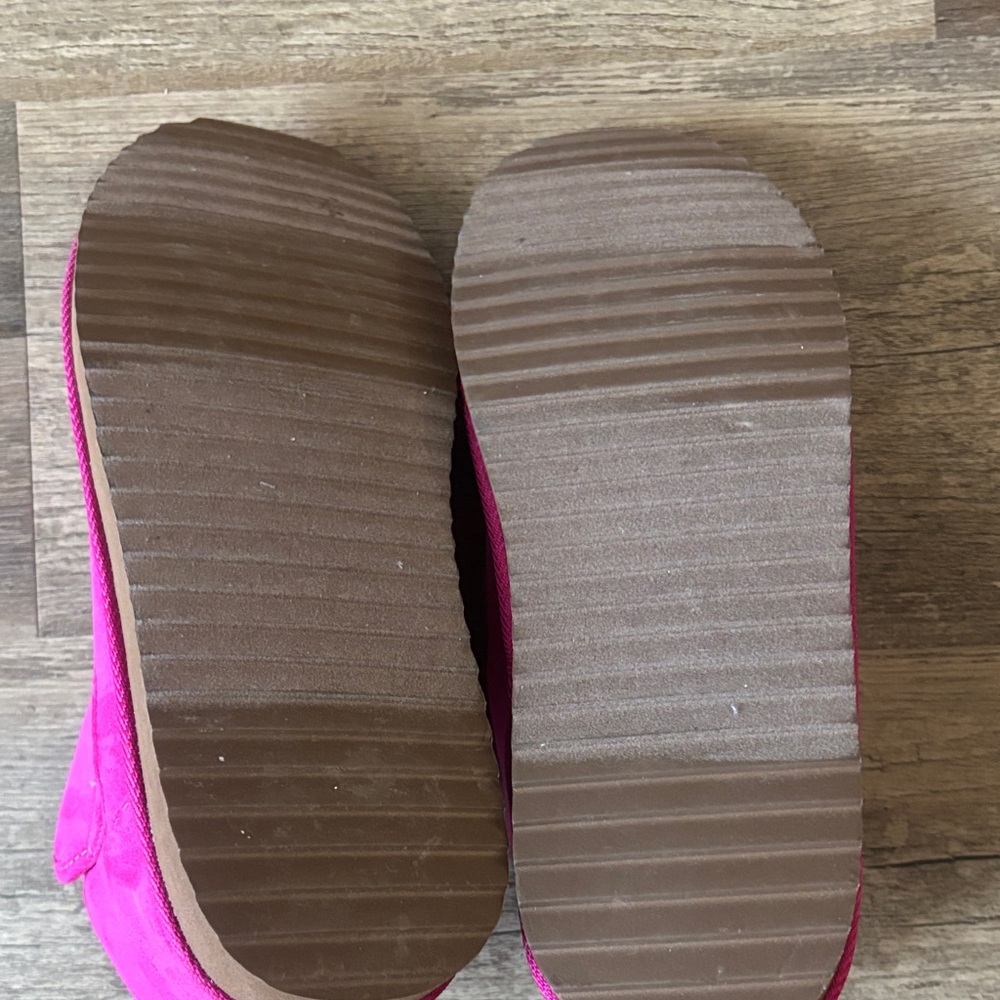 Old Navy Pink Ankle Boots - Picture 3 of 4